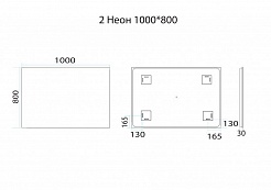 Misty Мебель для ванной Фостер 100 L с 2 ящиками – фотография-2